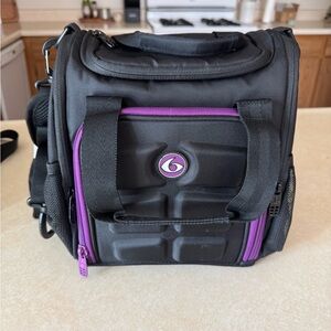 Black/Purple 6 Pack INNOVATOR CUBE MEAL PREP MANAGEMENT TOTE